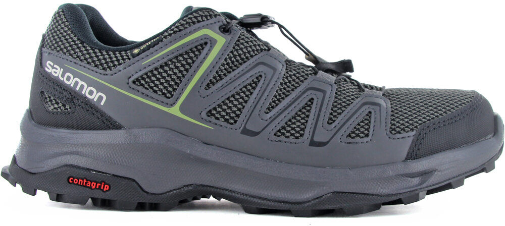 Salomon custer gore-tex zapatilla trekking hombre Negro (44)