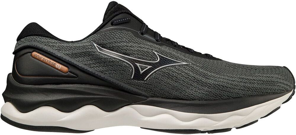 Mizuno wave skyrise 3 zapatilla running hombre Negro (44)