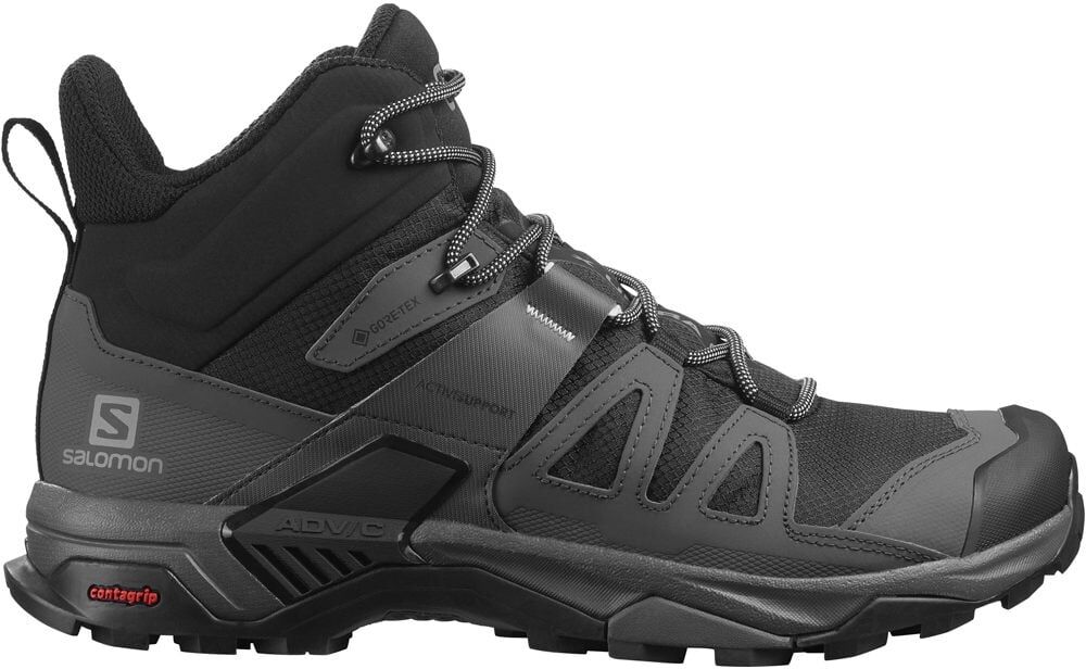 Salomon x ultra 4 mid gore-tex bota trekking hombre Negro (45 1/3)