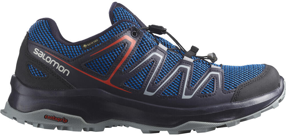 Salomon custer gore-tex zapatilla trekking hombre Azul (42)