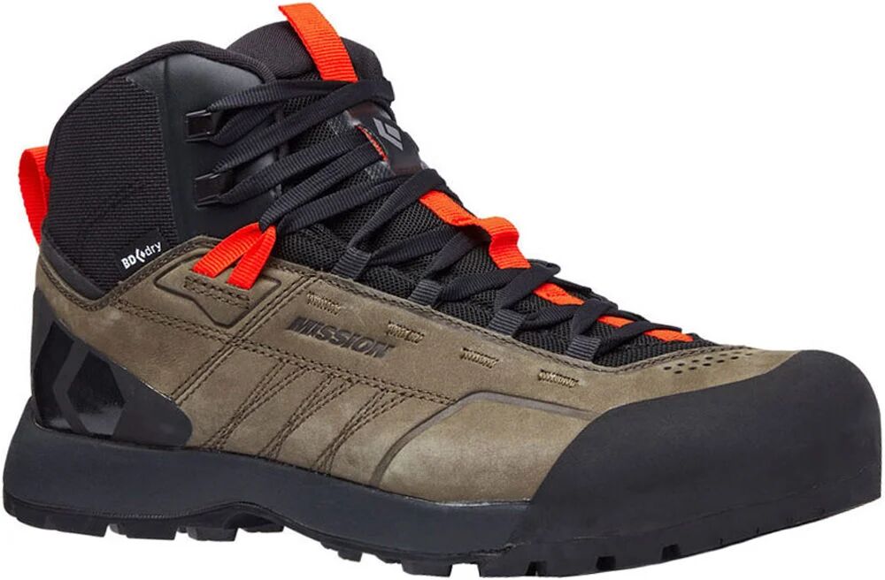 Black Diamond mission leather mid waterproof bota trekking hombre Gris (46)