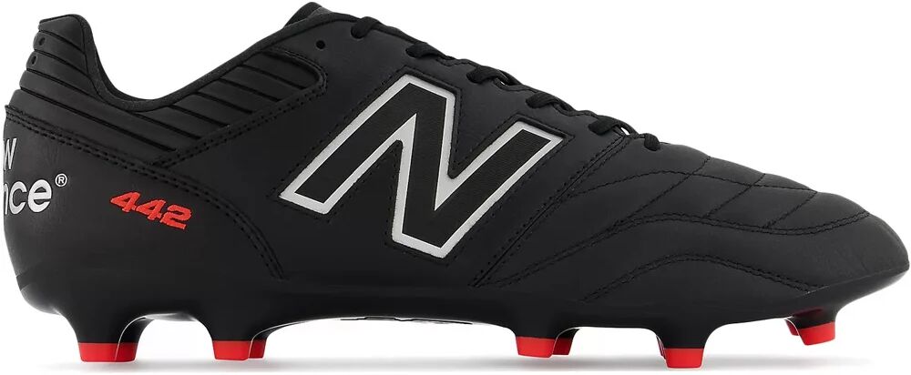 New Balance 442 v2 pro leather fg botas de futbol cesped artificial Negro (43)