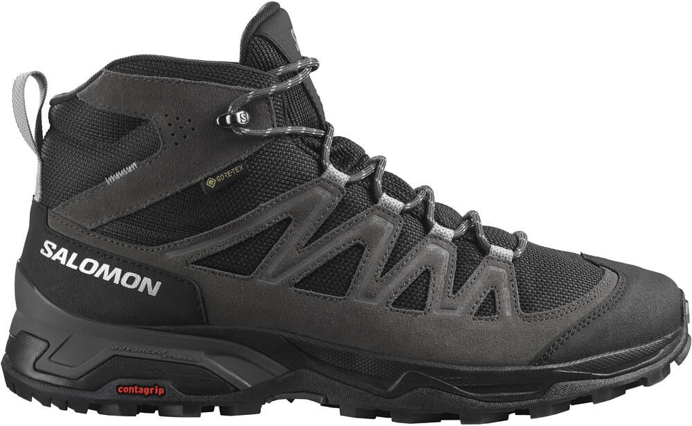 Salomon x ward leather mid gore-tex bota trekking hombre Gris (40 2/3)