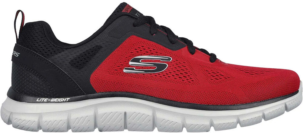 Skechers track broader zapatilla cross training hombre Rojo (41)