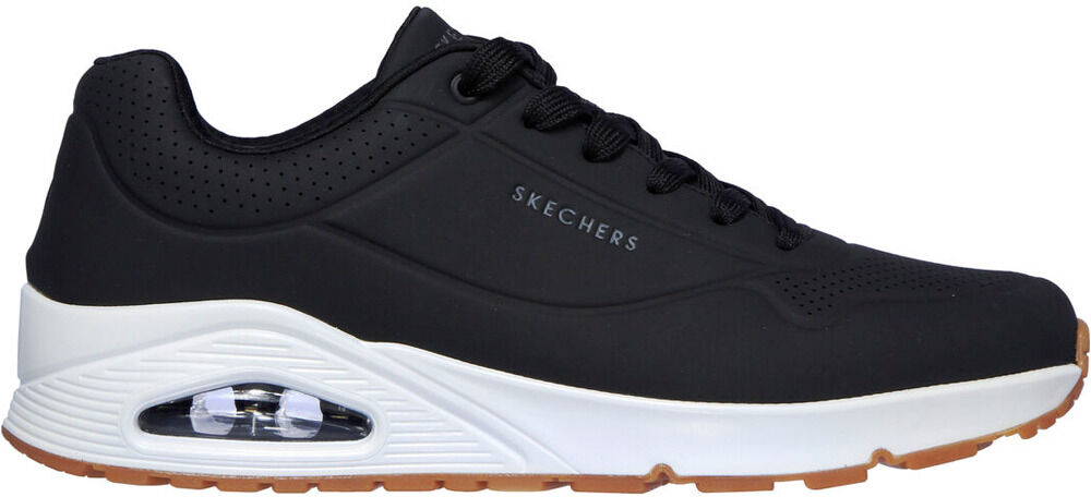 Skechers uno - stand on air zapatilla moda hombre Negro (44)