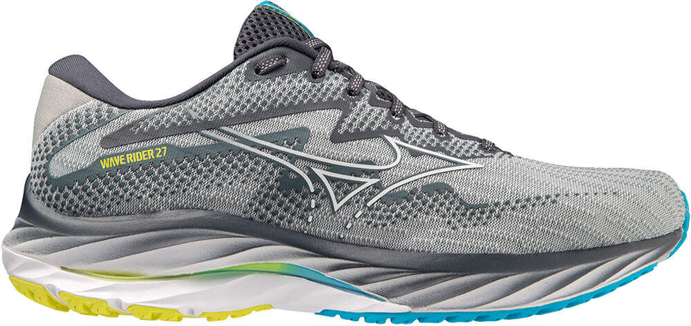 Mizuno wave rider 27 zapatilla running hombre Gris (14)