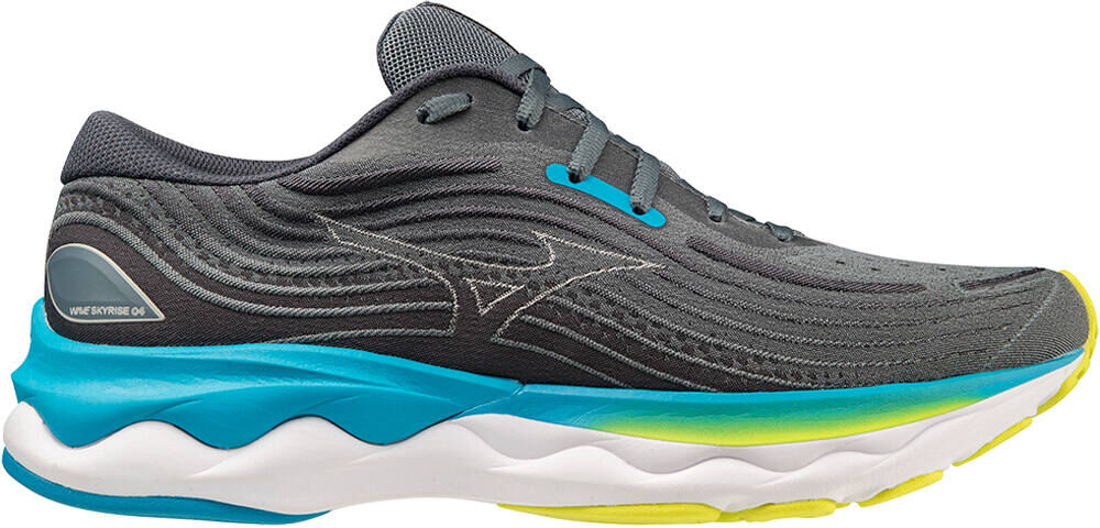 Mizuno wave skyrise 4 zapatilla running hombre Gris (41)