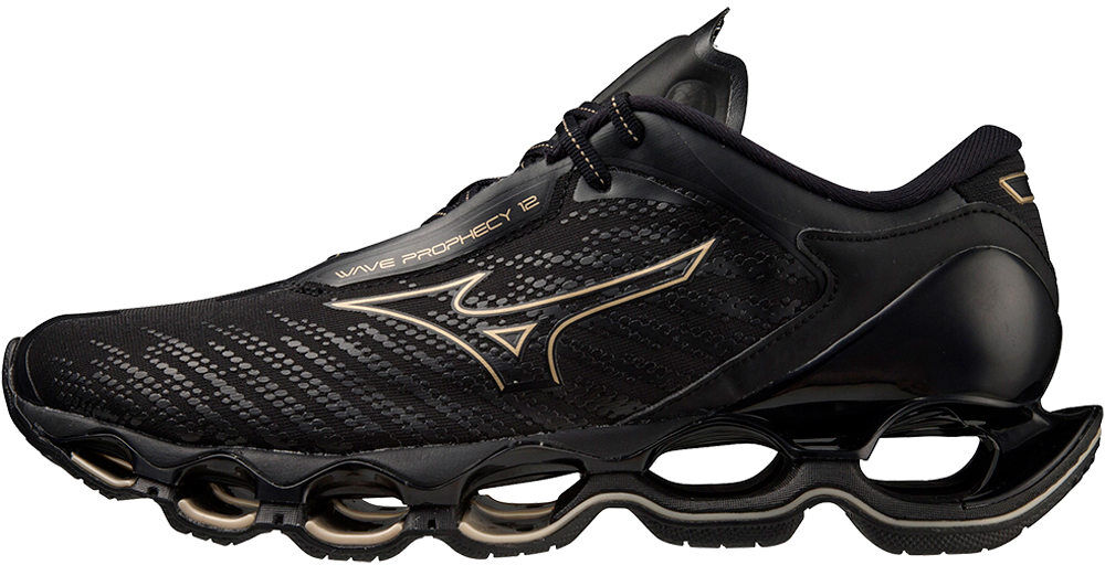 Mizuno wave prophecy 12 zapatilla running hombre Negro (46,5)