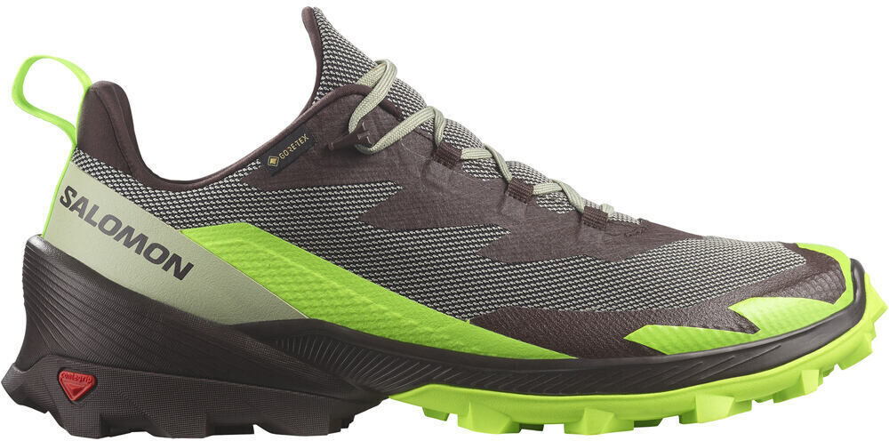 Salomon cross over 2 gore-tex zapatilla trekking hombre Verde (44)