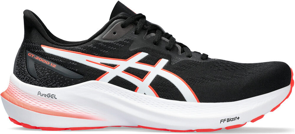 Asics gt-2000 12 zapatilla running hombre Negro (41,5)