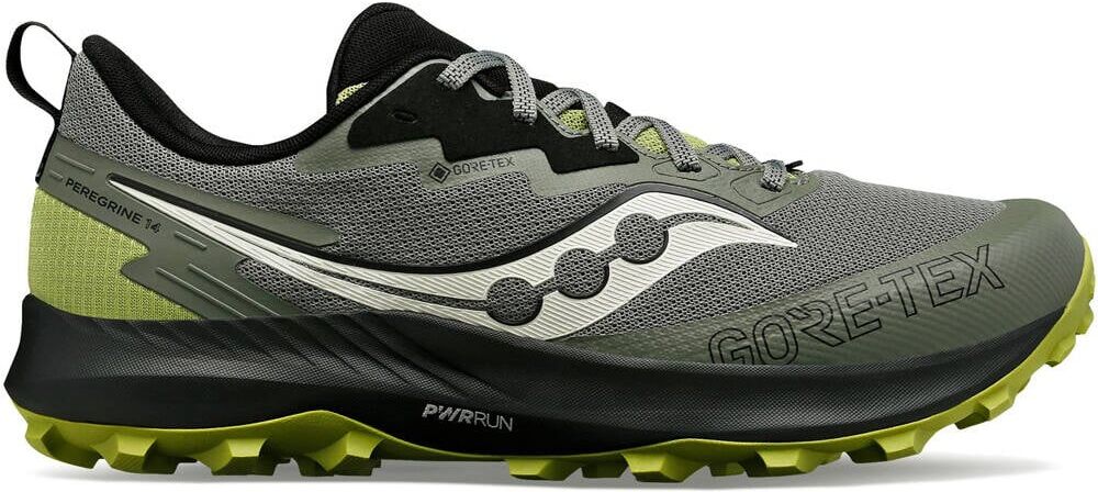 Saucony peregrine 14 gore-tex zapatillas trail hombre Verde (44)