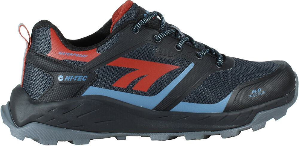 Hi Tec toubkal low waterproof zapatilla trekking hombre Negro (46)