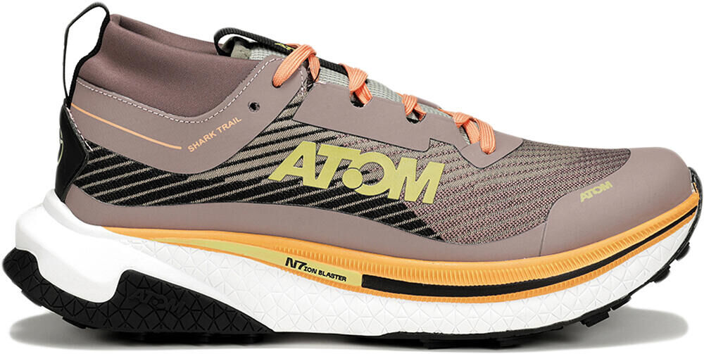 Atom at139 shark trail blast zapatillas trail hombre Granate (42)