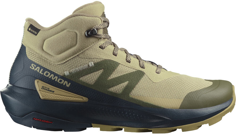 Salomon elixir activ mid gore-tex bota trekking hombre Verde (44)