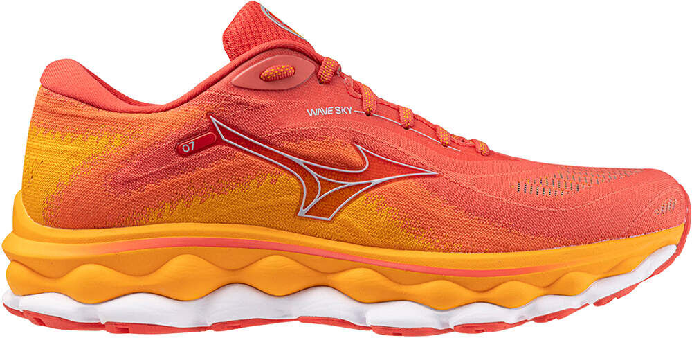 Mizuno wave sky 7 zapatilla running hombre Rojo (45)