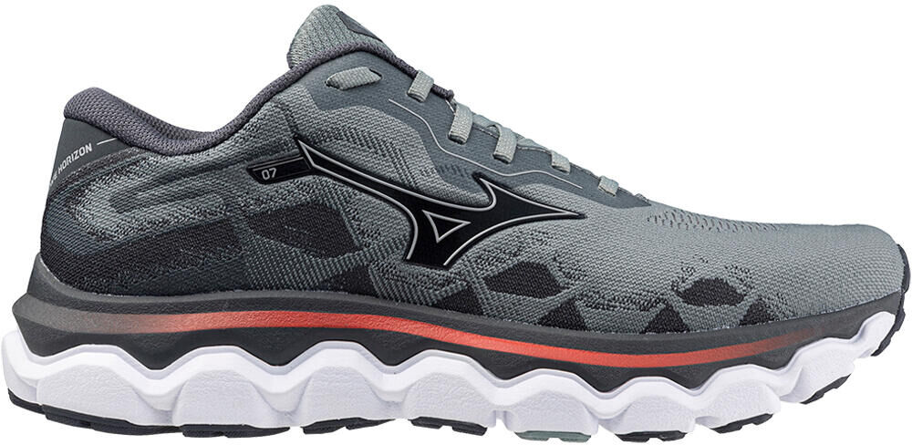 Mizuno wave horizon 7 zapatilla running hombre Gris (42)