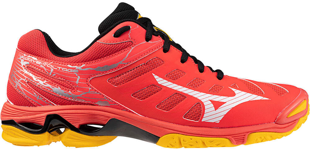 Mizuno wave voltage zapatilla indoor hombre Rojo (45)