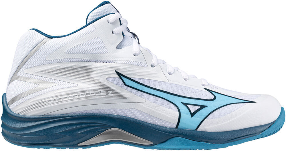 Mizuno thunder blaze z mid zapatilla indoor hombre Blanco (43)