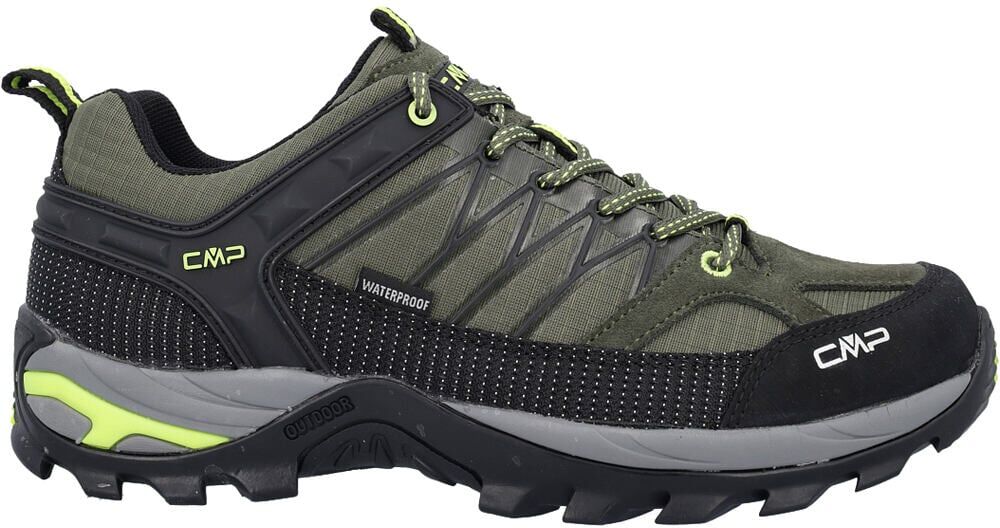 Cmp rigel low waterproof zapatilla trekking hombre Verde (40)