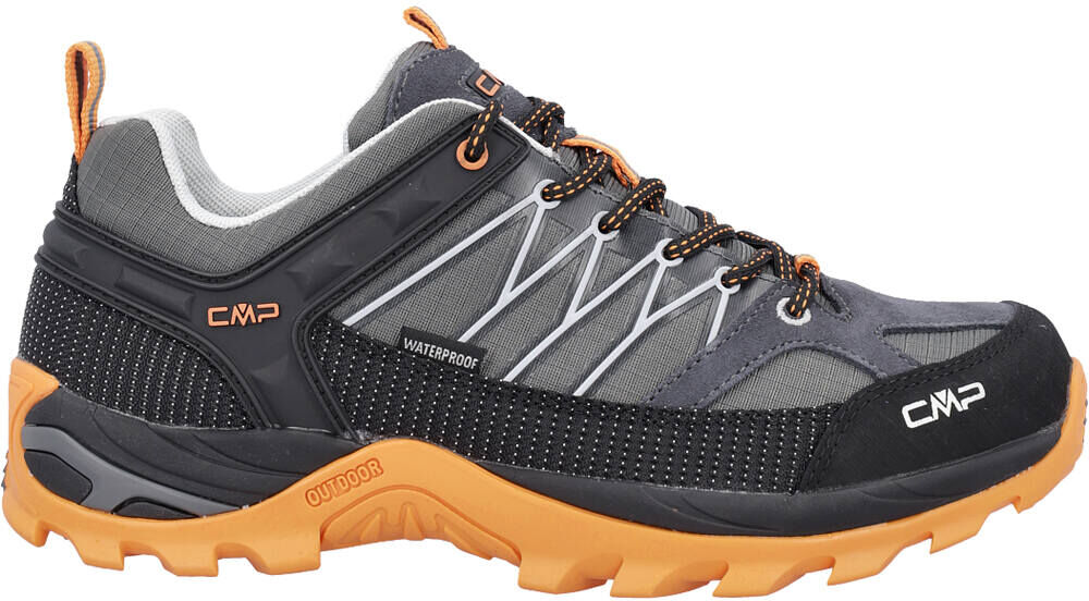 Cmp rigel low waterproof zapatilla trekking hombre Gris (42)