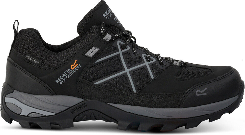 Regatta samaris iii low zapatilla trekking hombre Negro (42)