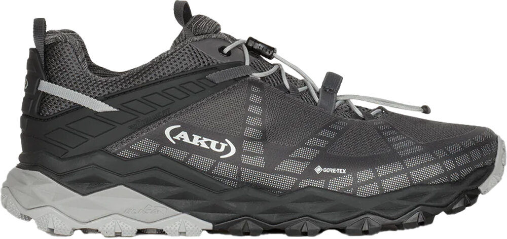 Aku flyrock gore-tex zapatilla trekking hombre Negro (41,5)