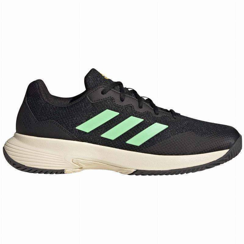 Zapatillas Adidas Game Court Negro Verde -  -45 1/3