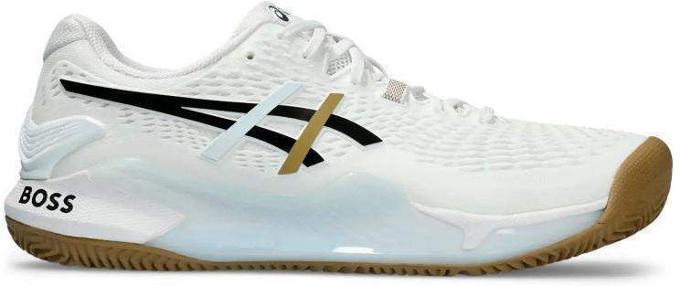 Zapatillas Asics Boss Gel Resolution 9 Clay Blanco Dorado -  -46