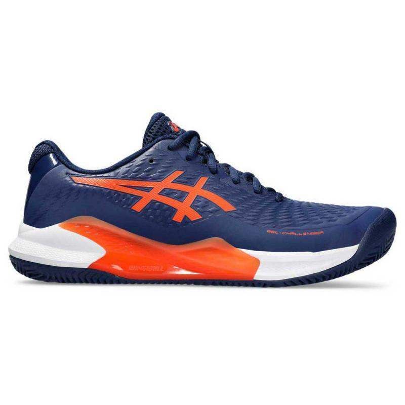 Zapatillas Asics Gel Challenger 14 Clay Azul Marino Naranja -  -47