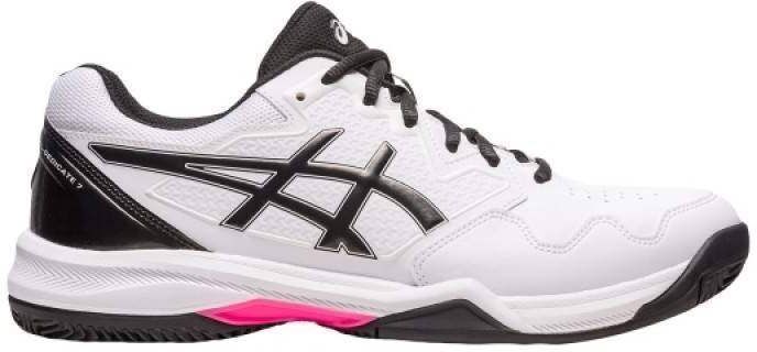 Zapatillas Asics Gel Dedicate 7 Clay Blanco Rosa Fluor