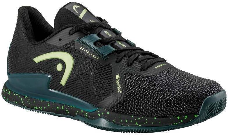 Zapatillas Head Sprint Pro 3.5 SF Clay Negro Verde Bosque -  -44