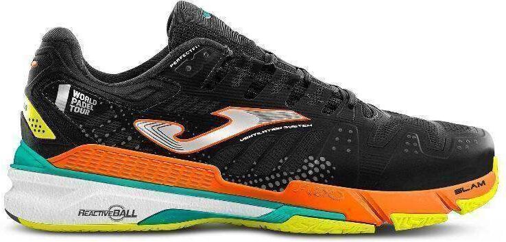 Zapatillas Joma WPT T.Slam 2201 Clay Negro Naranja Fluor