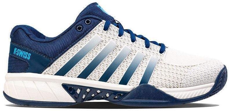 Zapatillas Kswiss Express Light Pickleball Blanco Azul Oscuro Cian -  -44