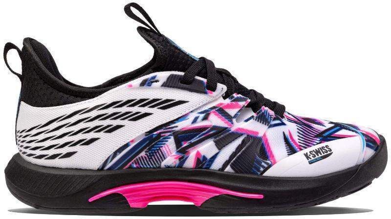 Zapatillas Kswiss Speedtrac Padel Blanco Negro Rosa Neon -  -43