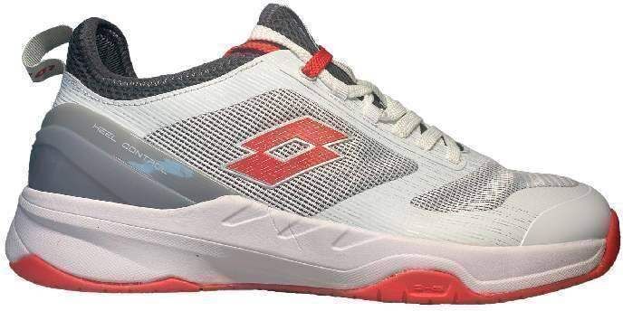 Zapatillas Lotto Mirage 200 Blanco Rojo Poppy Gris