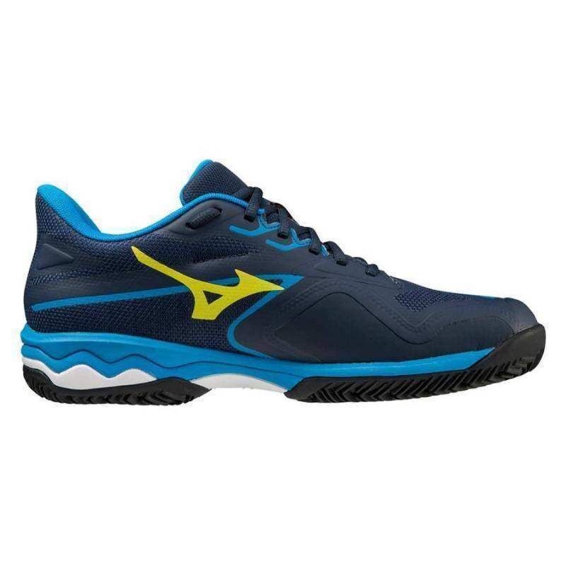 Zapatillas Mizuno Wave Exceed Light 2 CC Azul Amarillo -  -44