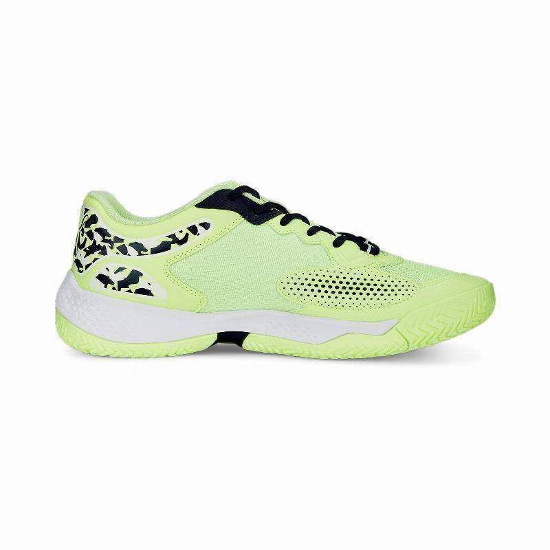 Zapatillas Puma Solarcourt RCT Amarillo Fluor Marino -  -45