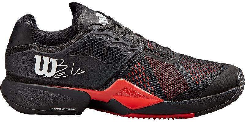 Zapatillas Wilson Bela Tour Negro Rojo -  -41 1/3