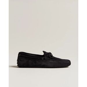 Tod's Lacetto Gommino Carshoe Black Suede - Musta - Size: S M L XL XXL - Gender: men