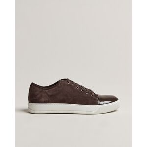 Lanvin Patent Cap Toe Sneaker Dark Brown - Valkoinen - Size: S M L XL XXL - Gender: men