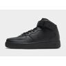 Nike Air Force 1 Mid Miehet - Mens, Black/Black/Black  - Black/Black/Black - Size: 44