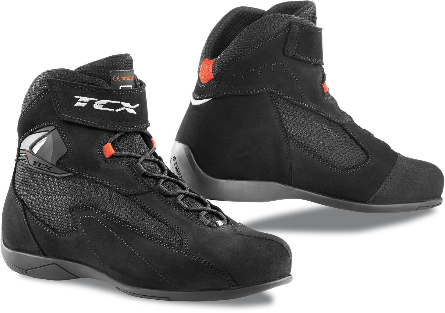 TCX Pulse Moottoripyörä kengät  - Musta - Size: 44