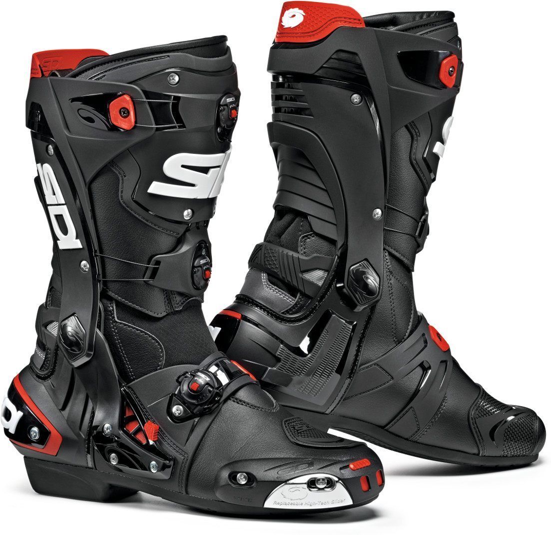 Sidi Rex Motorcycle Boots Moottoripyörä saappaat  - Musta - Size: 47