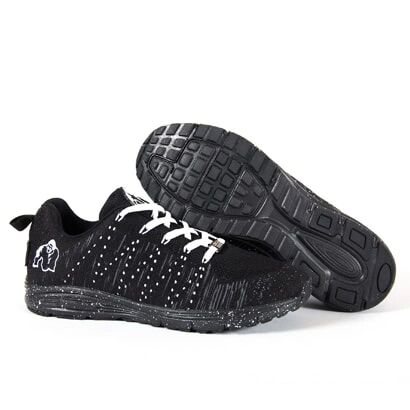 Gorilla Wear Brooklyn Knitted Sneakers, Black/white, Eu36