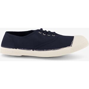 BENSIMON TENNIS LACETS HOMME En coton OEKO-TEX MARINE 41,42,43,44,45,46 - Publicité