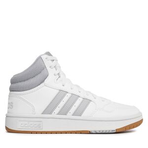 Sneakers adidas Hoops 3.0 Mid Lifestyle Basketball Classic Vintage Shoes IG5568 Blanc