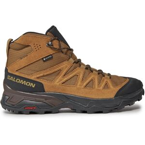 Chaussures de trekking Salomon X Ward Leather Mid GORE-TEX L47181800 Marron - Publicité