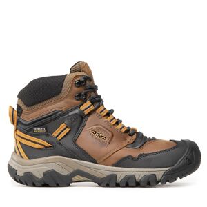 Chaussures de trekking Keen Ridge Flex Mid Wp M 1025666 Marron - Publicité