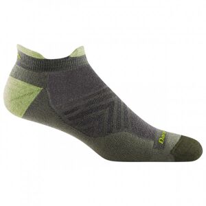 - Run No Show Tab Ultra-Lightweight with Cushion - Chaussettes de running taille M, gris
