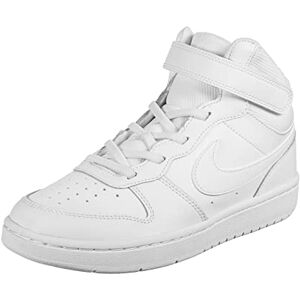 Nike Court Borough Mid 2 Little Kids' Shoe, White/White-White, 28.5 EU - Publicité